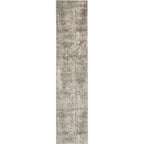 Nourison Concerto Distressed Abstract Beige Grey Area Rug