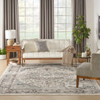 Nourison Concerto Classic Persian Medallion Area Rug.