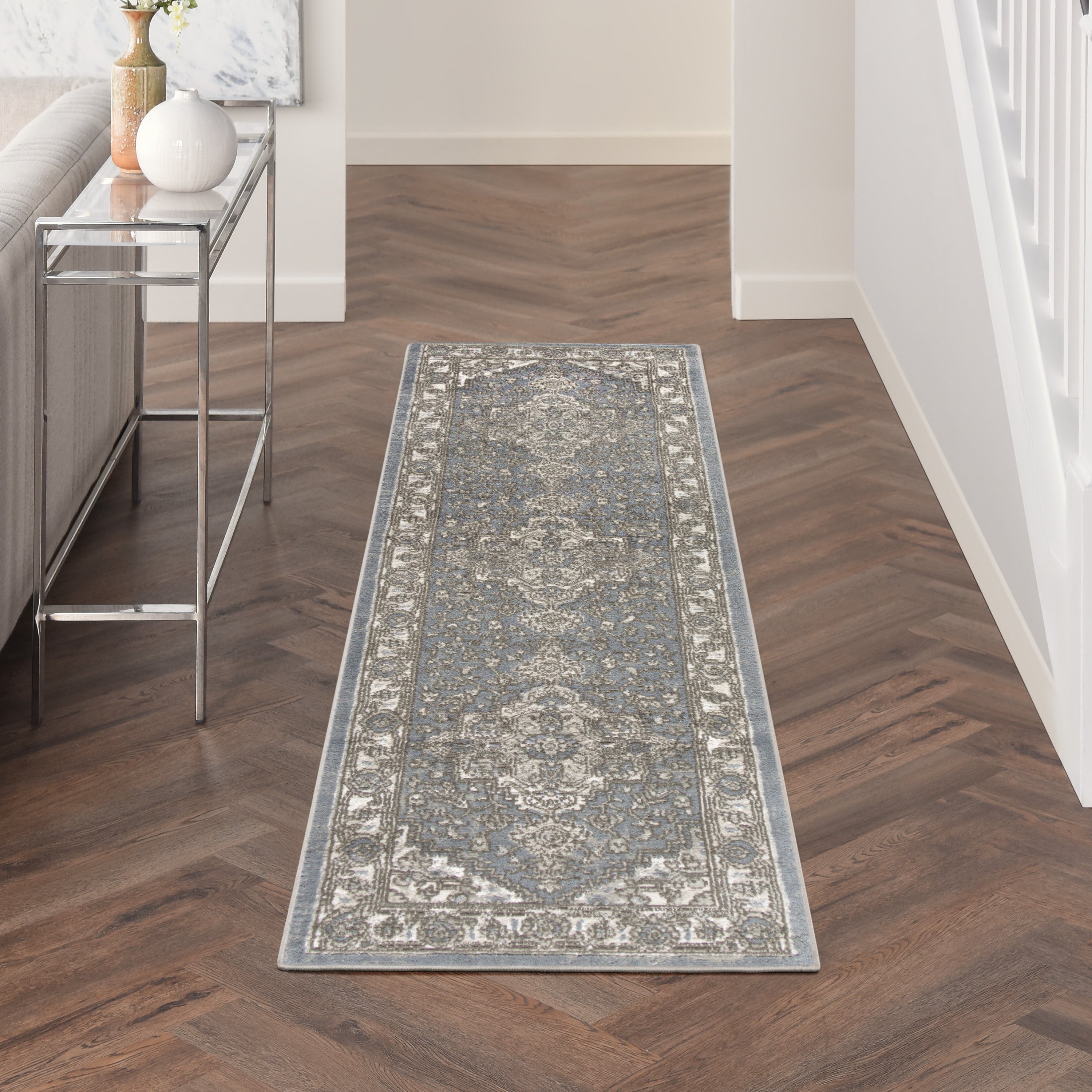 Nourison Concerto Classic Persian Medallion Area Rug.