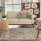 Nourison Concerto Classic Persian Medallion Area Rug.