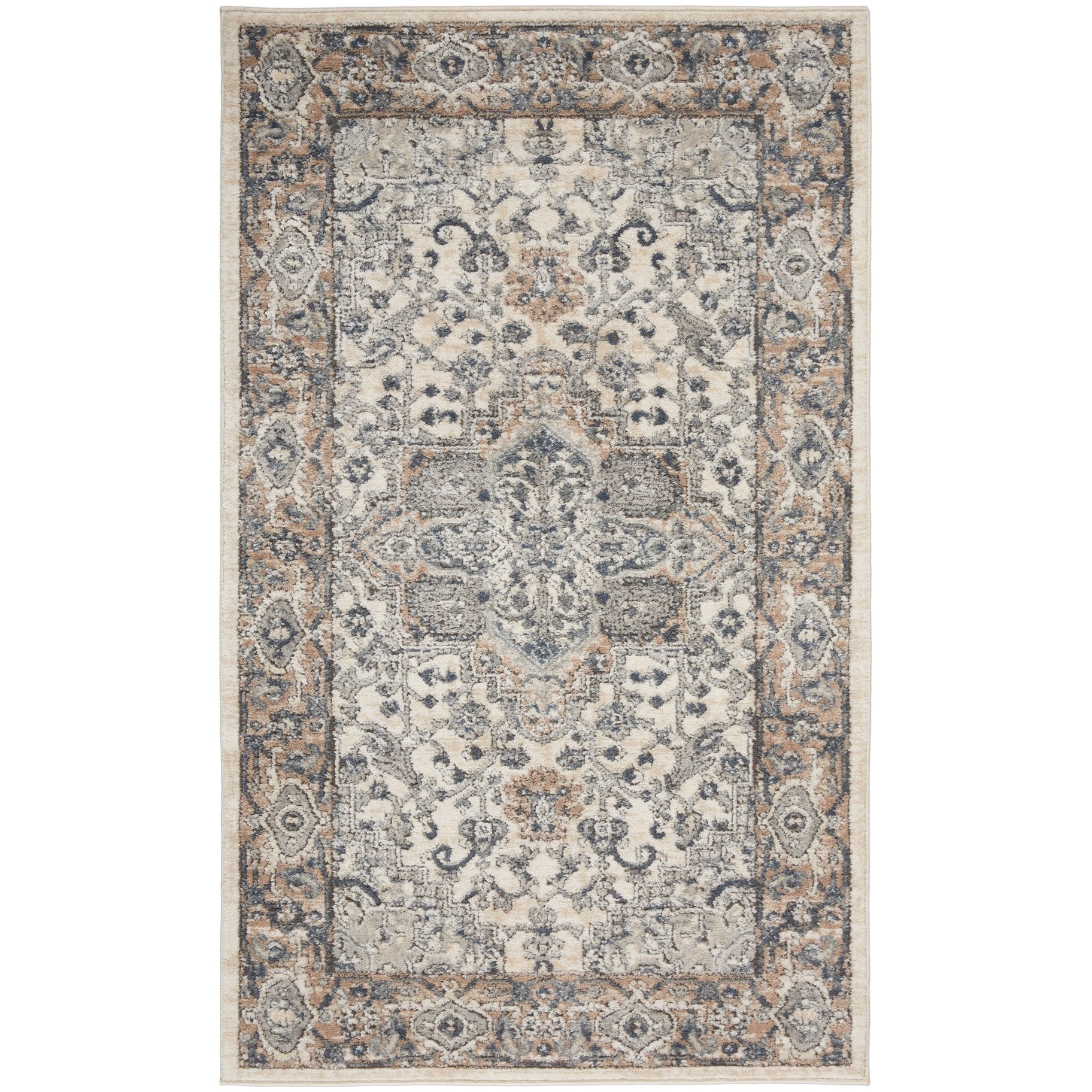 Nourison Concerto Classic Persian Medallion Area Rug.