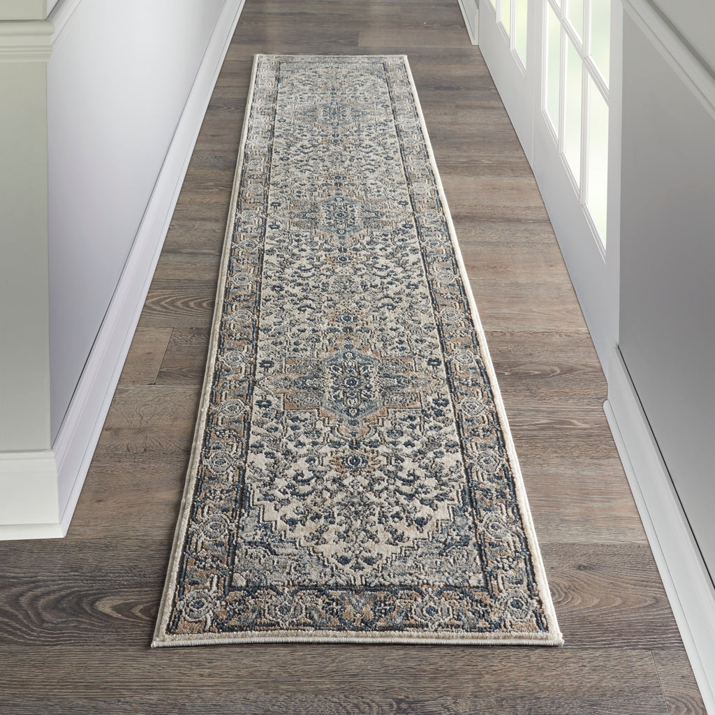 Nourison Concerto Classic Persian Medallion Area Rug.