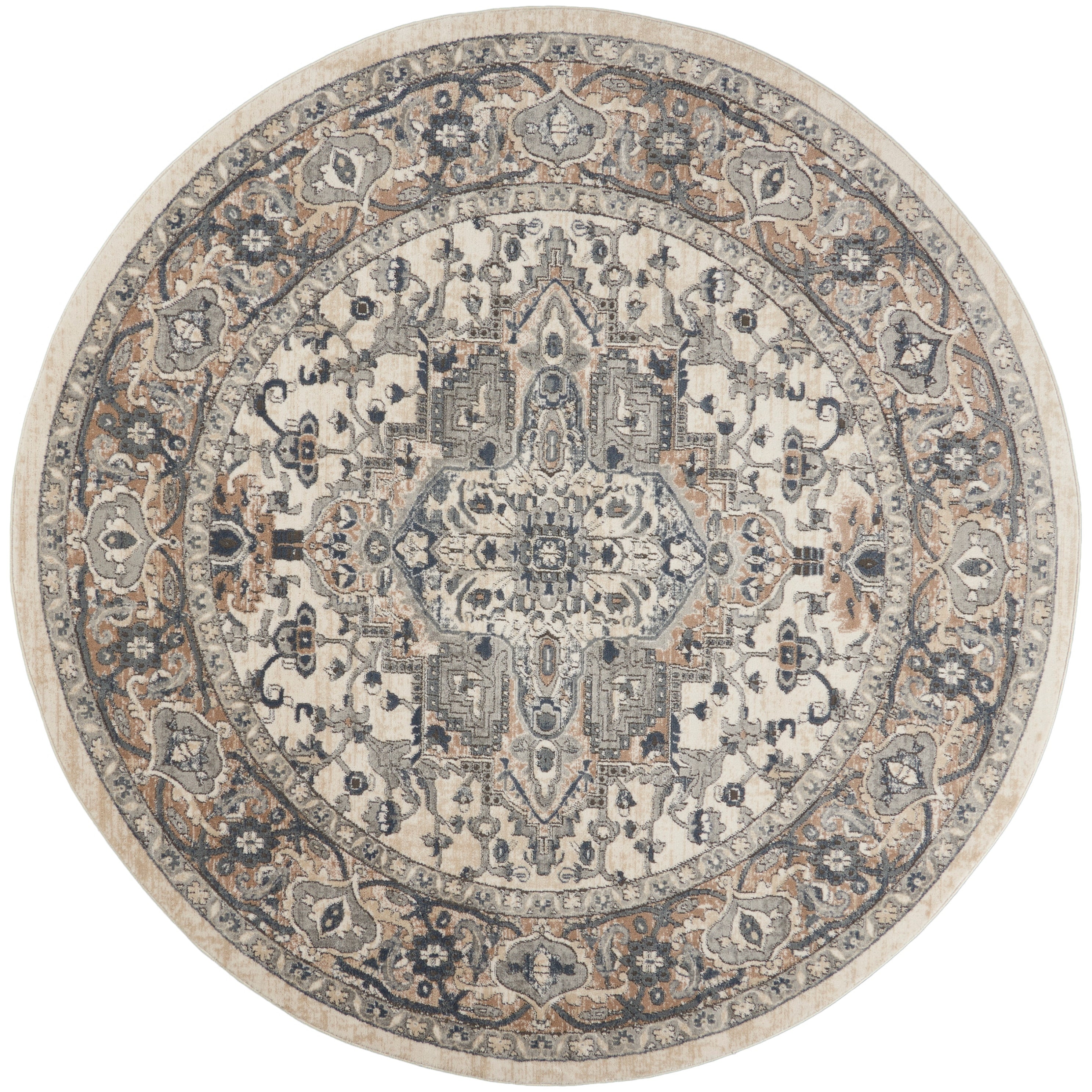 Nourison Concerto Classic Persian Medallion Area Rug.