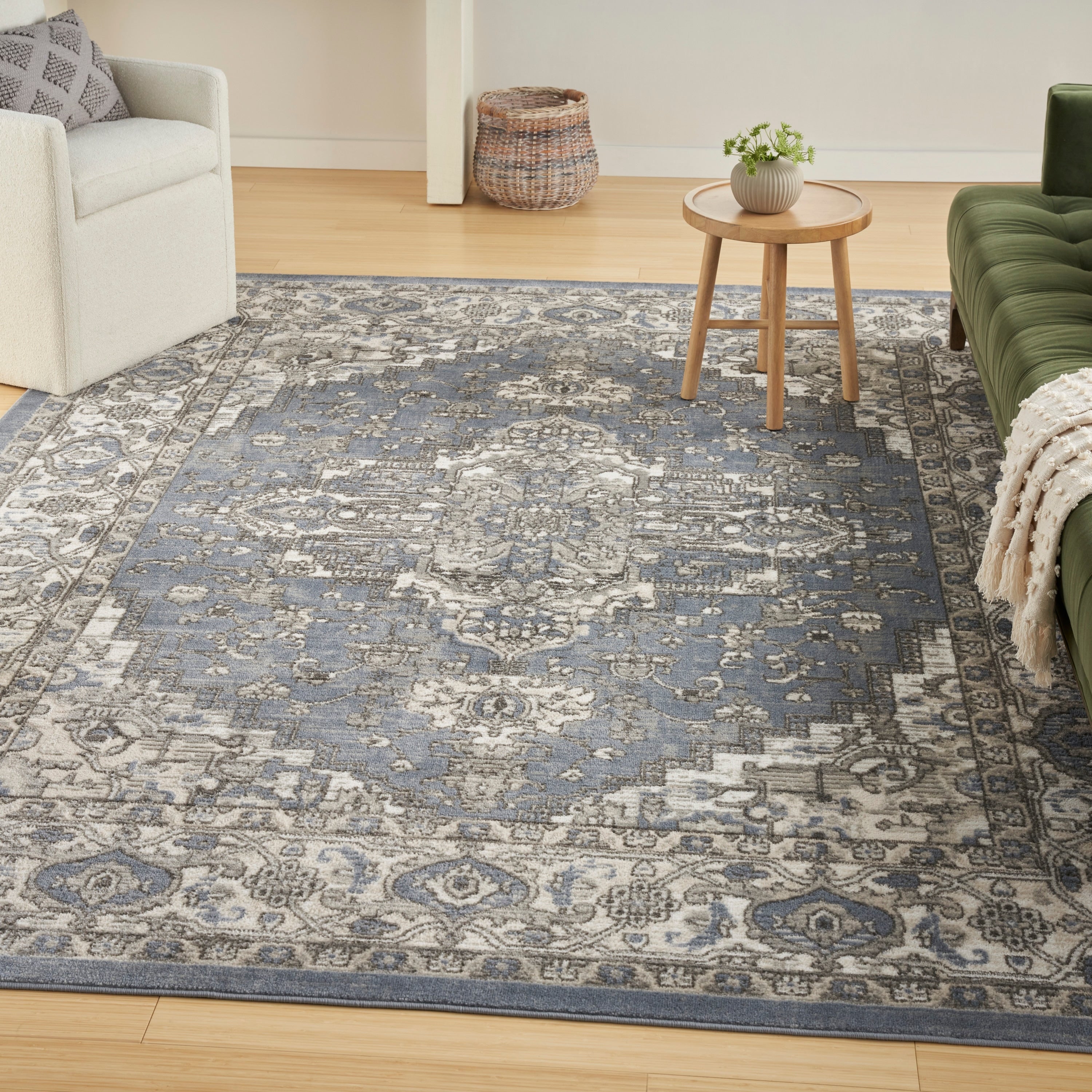 Nourison Concerto Classic Persian Medallion Area Rug.