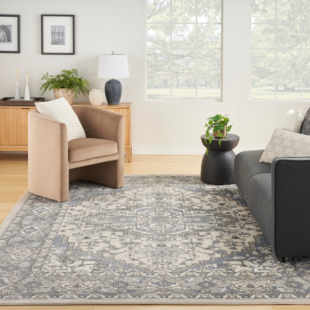 Nourison Concerto Classic Persian Medallion Area Rug.