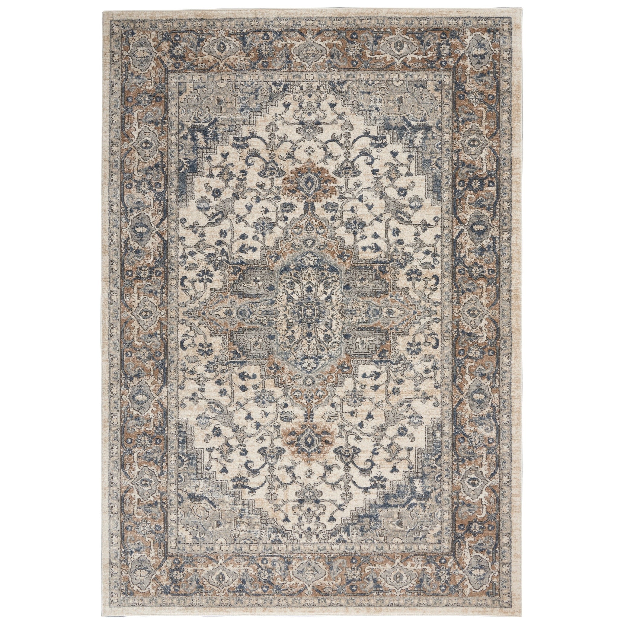 Nourison Concerto Classic Persian Medallion Area Rug.