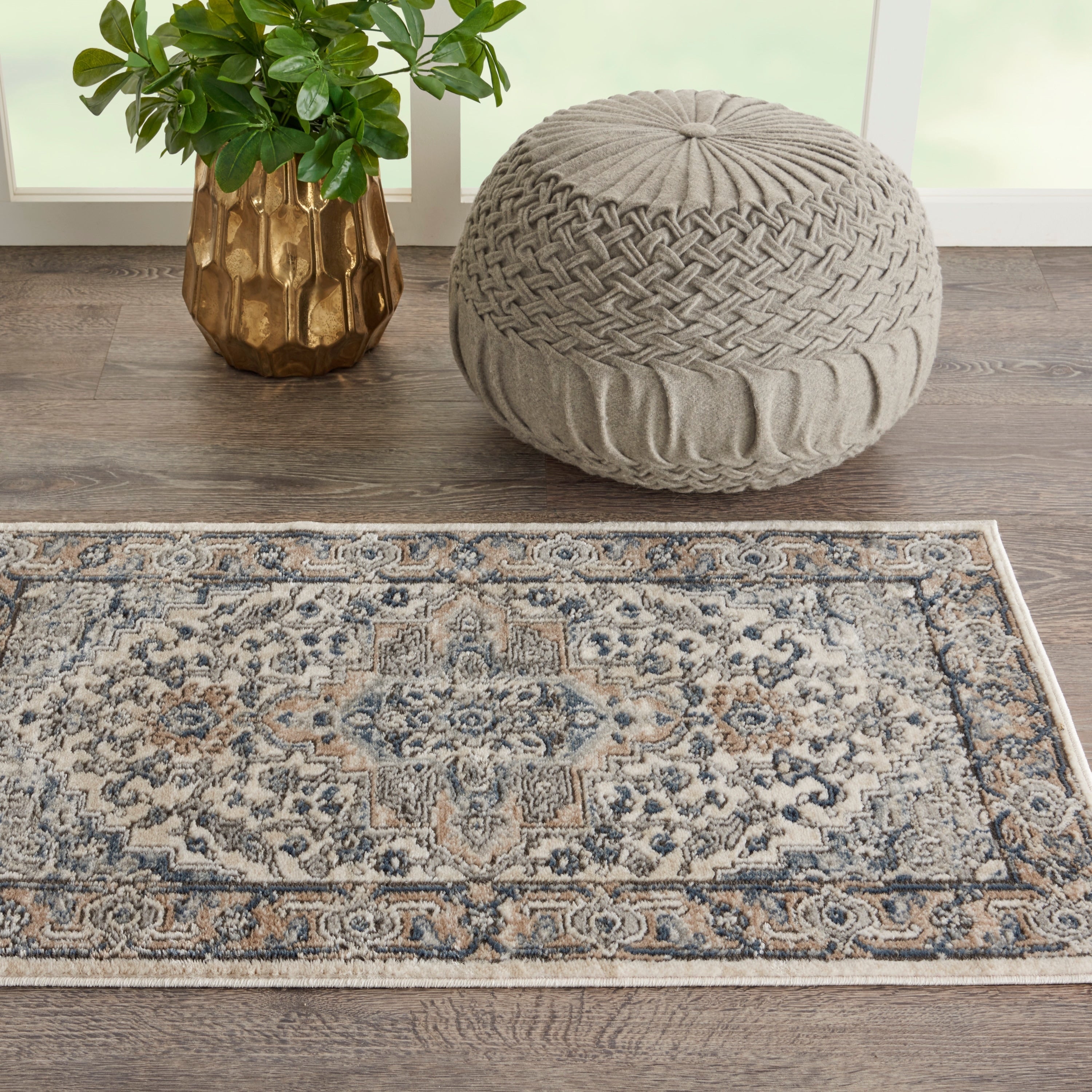 Nourison Concerto Classic Persian Medallion Area Rug.