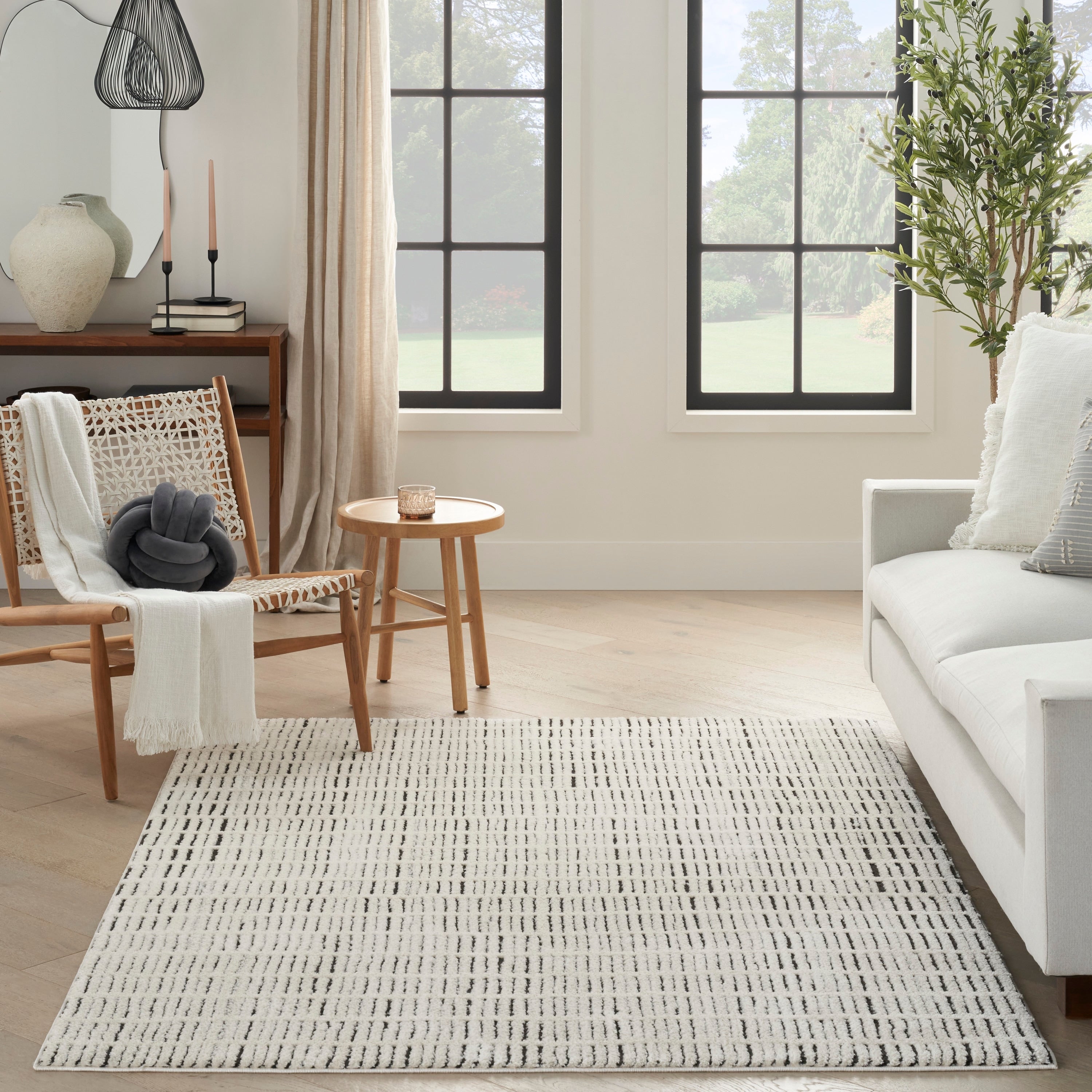 Nourison Cozy Modern Indoor Abstract Area Rug