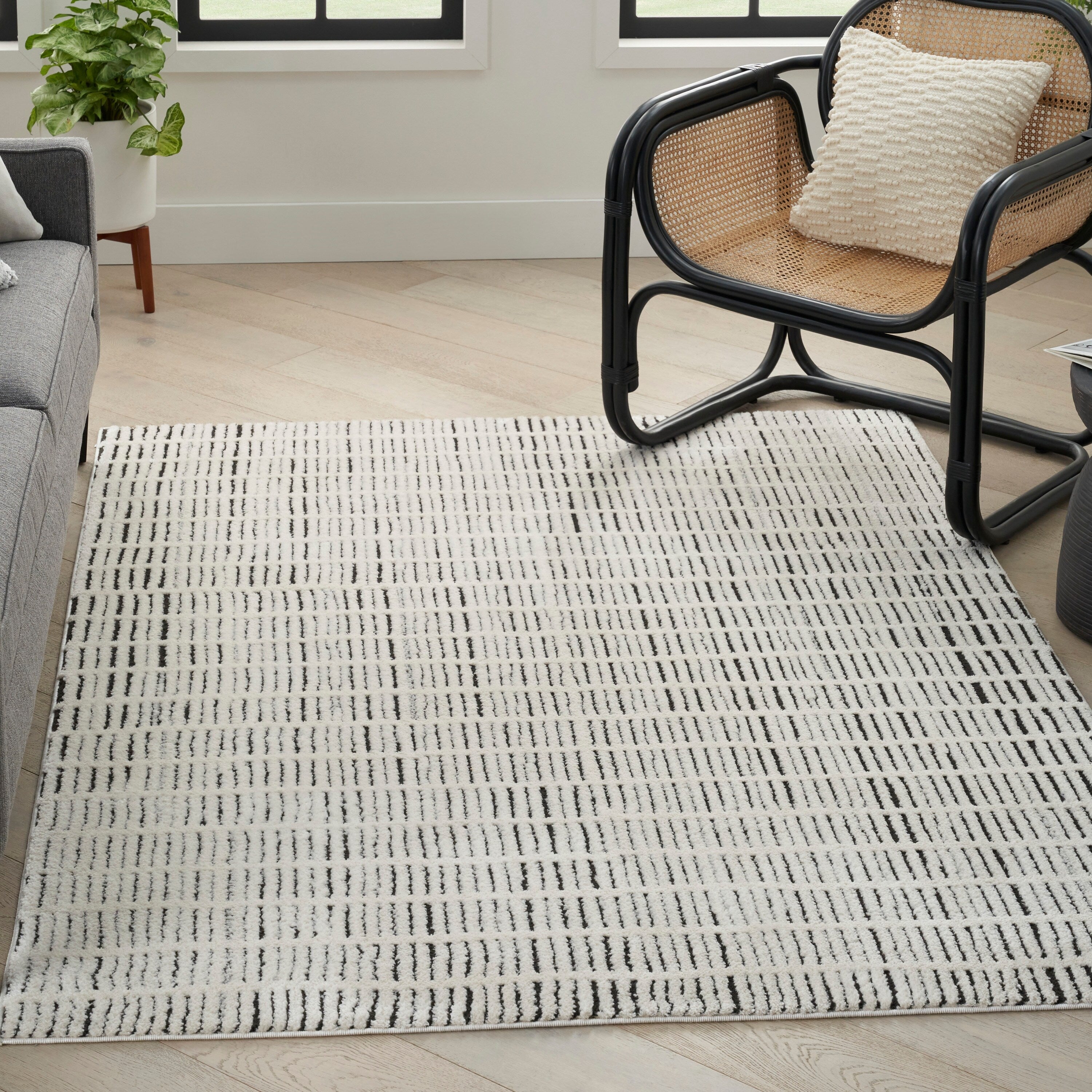 Nourison Cozy Modern Indoor Abstract Area Rug
