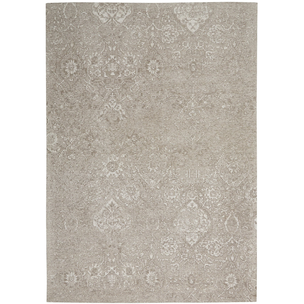 Nourison Damask Distressed Contemporary Area Rug