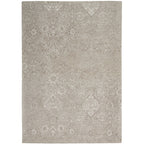 Nourison Damask Distressed Contemporary Area Rug