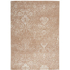 Nourison Damask Distressed Contemporary Area Rug