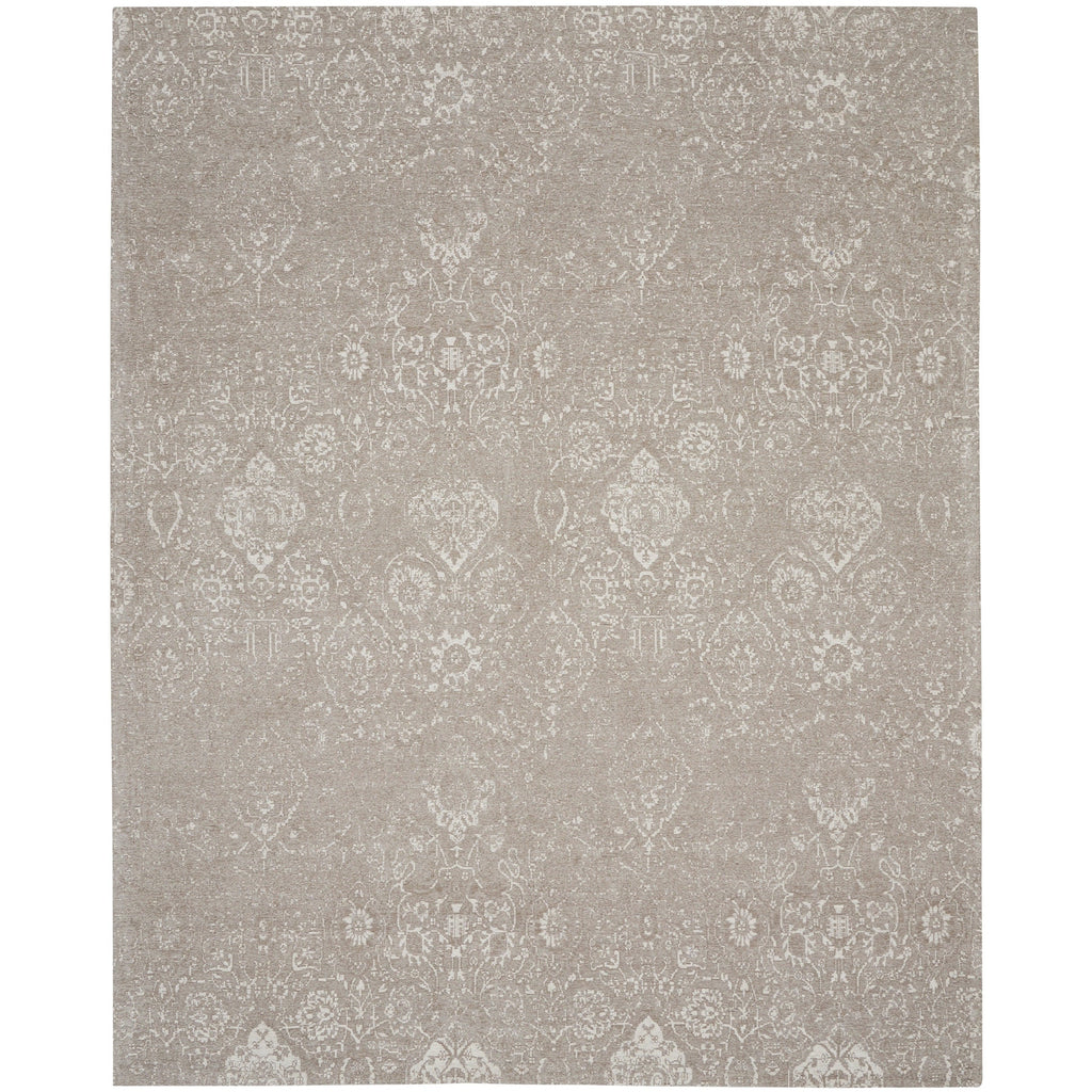 Nourison Damask Distressed Contemporary Area Rug