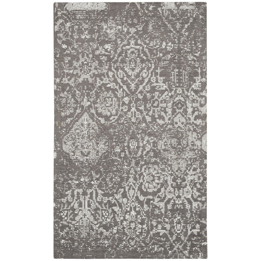 Nourison Damask Distressed Contemporary Area Rug