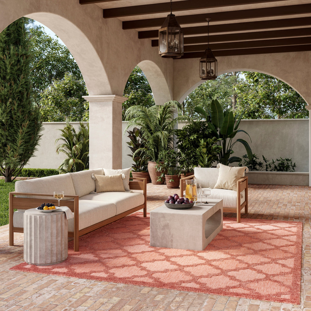 Nourison Easy Care Indoor/Outdoor Moroccan Trellis Area Rug