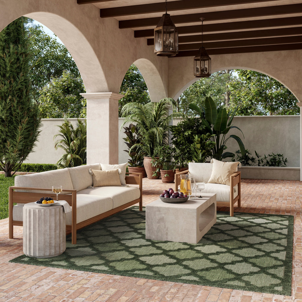 Nourison Easy Care Indoor/Outdoor Moroccan Trellis Area Rug