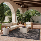 Nourison Easy Care Indoor/Outdoor Moroccan Trellis Area Rug