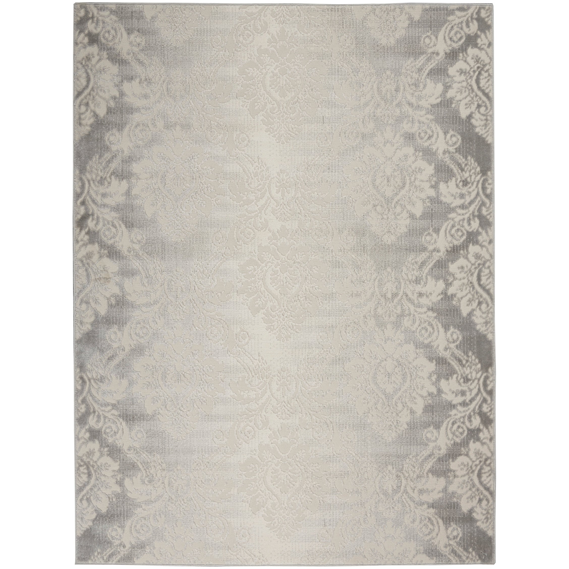 Nourison Elation Damask Pattern French Country Area Rug