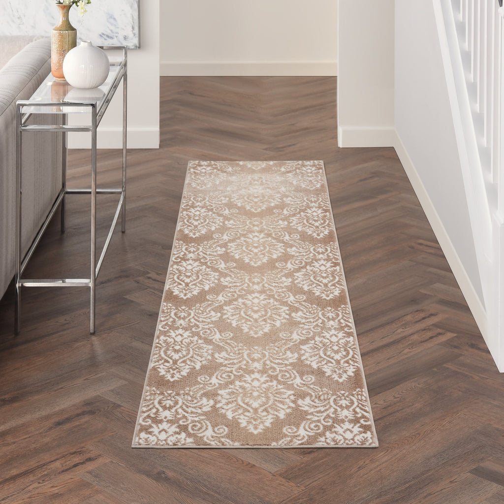 Nourison Elation Damask Pattern French Country Area Rug