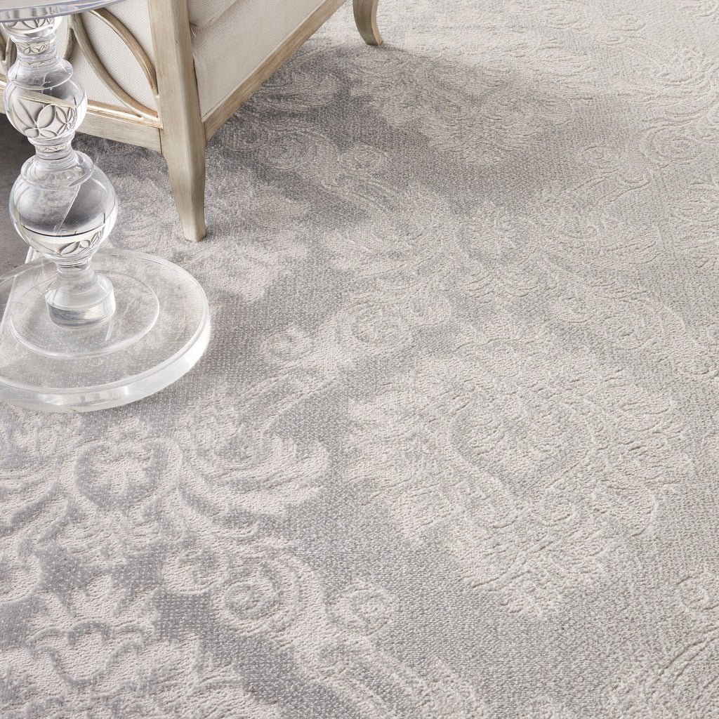 Nourison Elation Damask Pattern French Country Area Rug