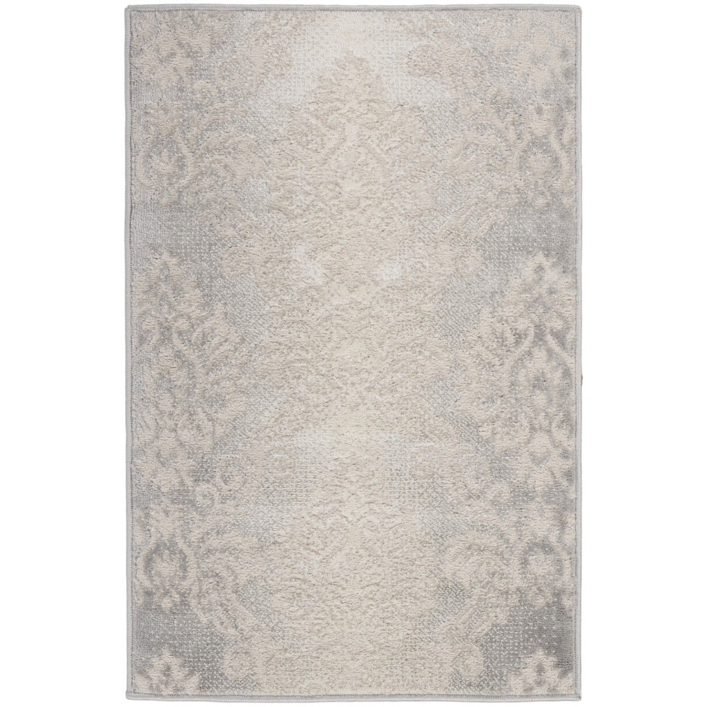 Nourison Elation Damask Pattern French Country Area Rug