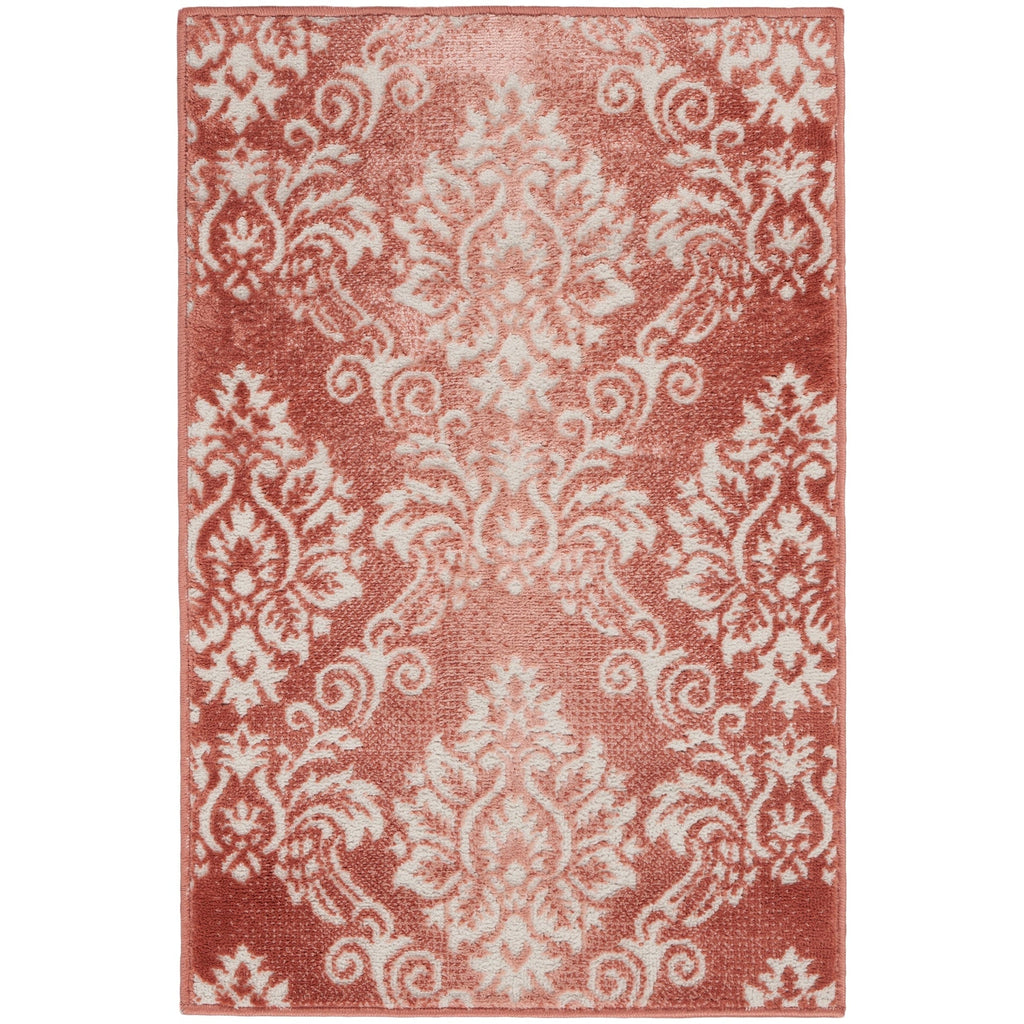 Nourison Elation Damask Pattern French Country Area Rug