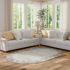 Nourison Emily Indoor only Ivory Grey Abstract Area Rug