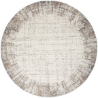 Nourison Emily Indoor only Ivory Grey Abstract Area Rug