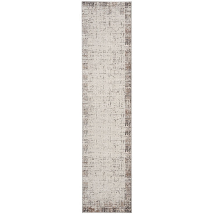Nourison Emily Indoor only Ivory Grey Abstract Area Rug