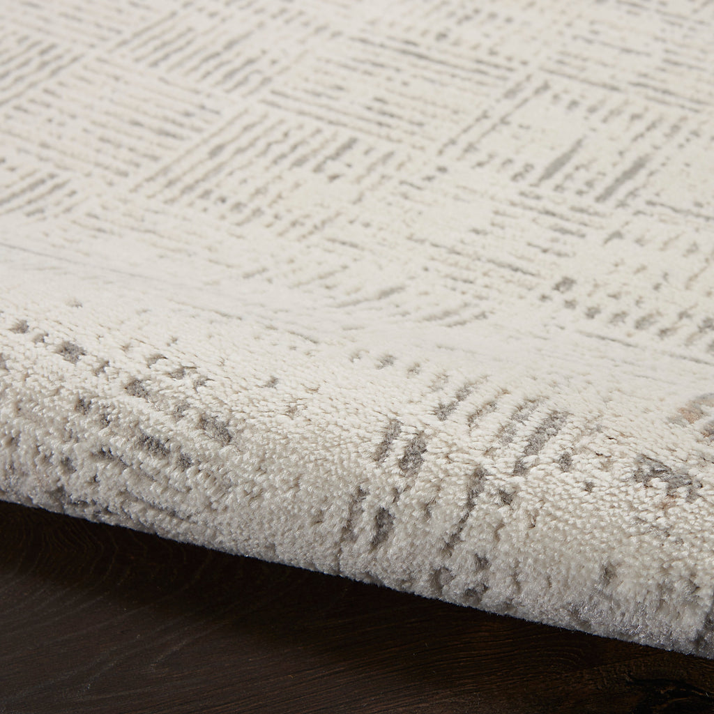 Nourison Emily Indoor only Ivory Grey Abstract Area Rug