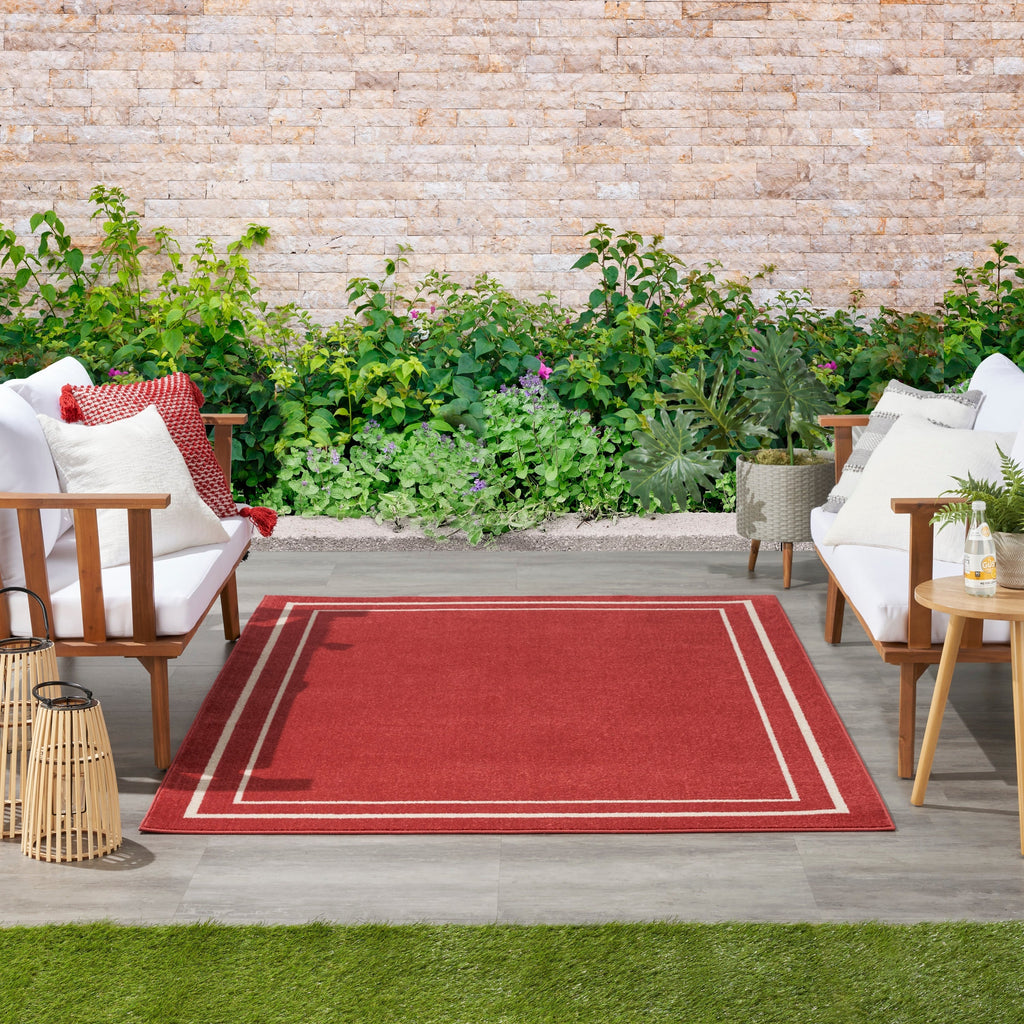 Nourison Essentials Indoor/Outdoor Solid Area Rug