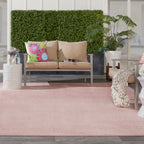 Nourison Essentials Solid Contemporary Indoor/Outdoor Area Rug