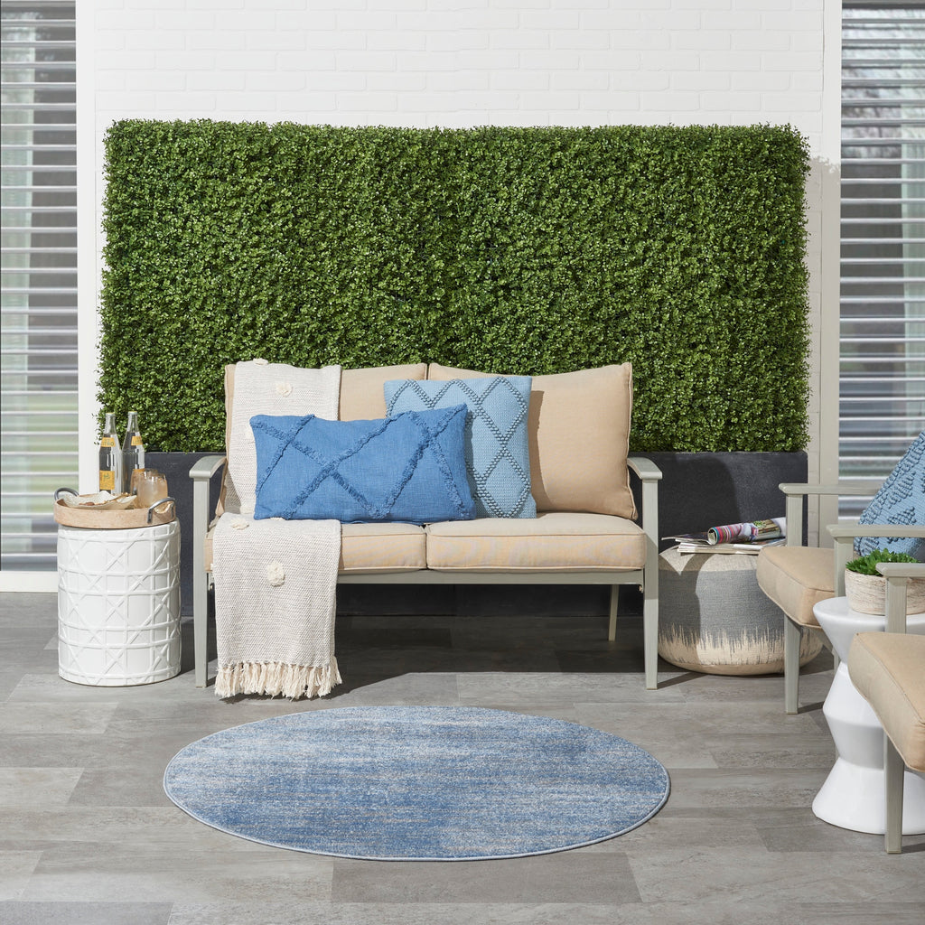 Nourison Essentials Solid Contemporary Indoor/Outdoor Area Rug