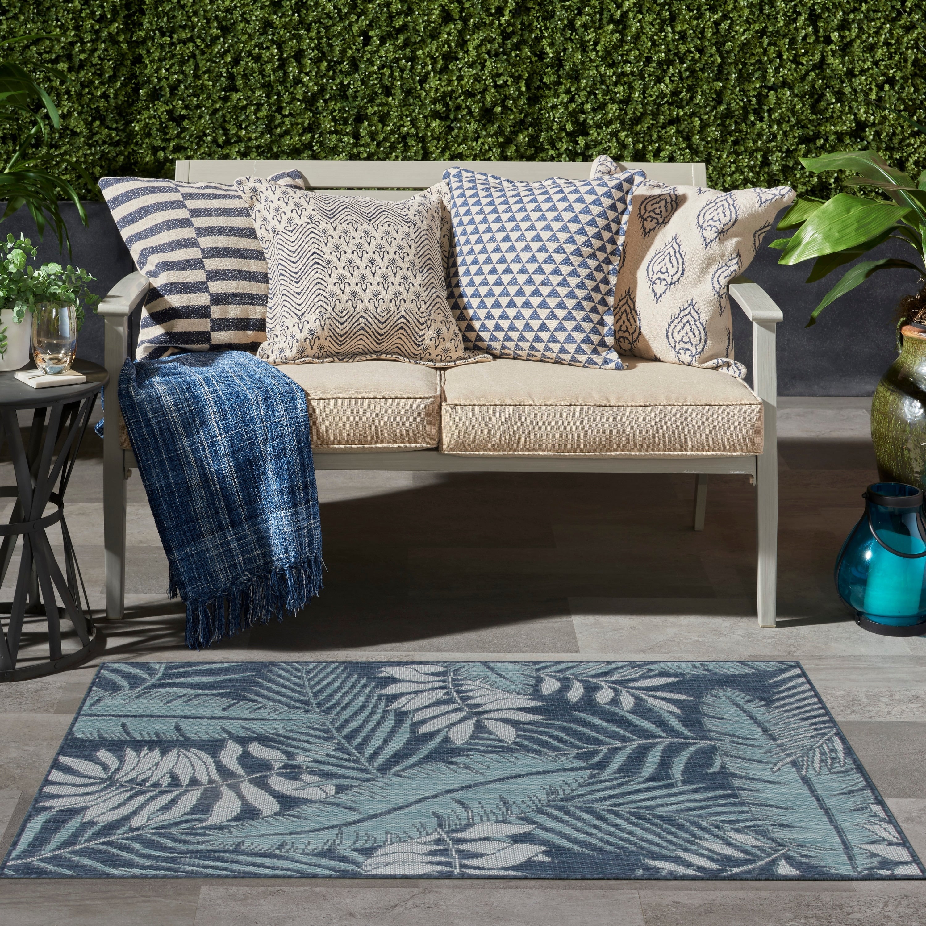 Nourison Garden Oasis Indoor/Outdoor Nature Area Rug