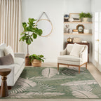 Nourison Garden Oasis Indoor/Outdoor Nature Area Rug