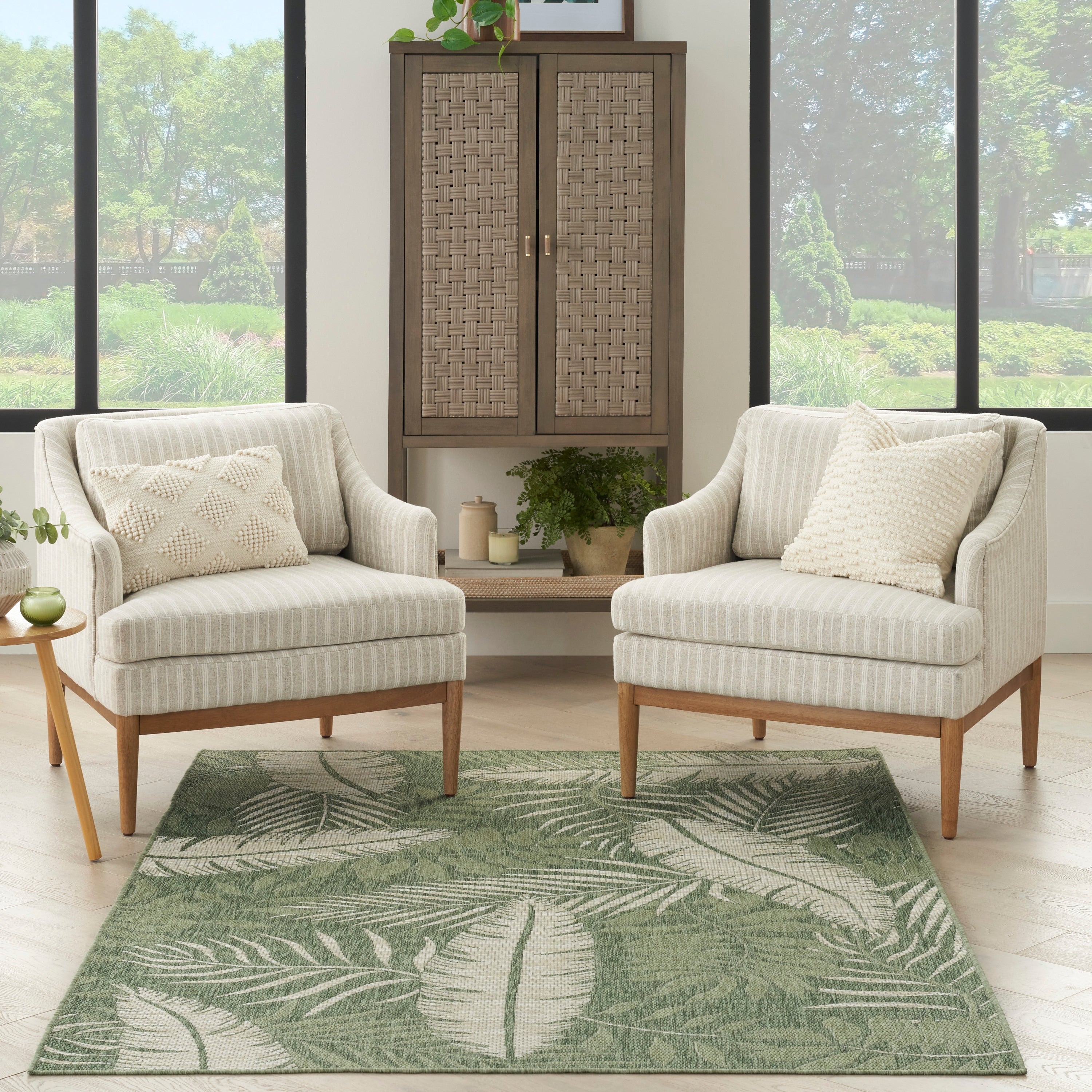 Nourison Garden Oasis Indoor/Outdoor Nature Area Rug