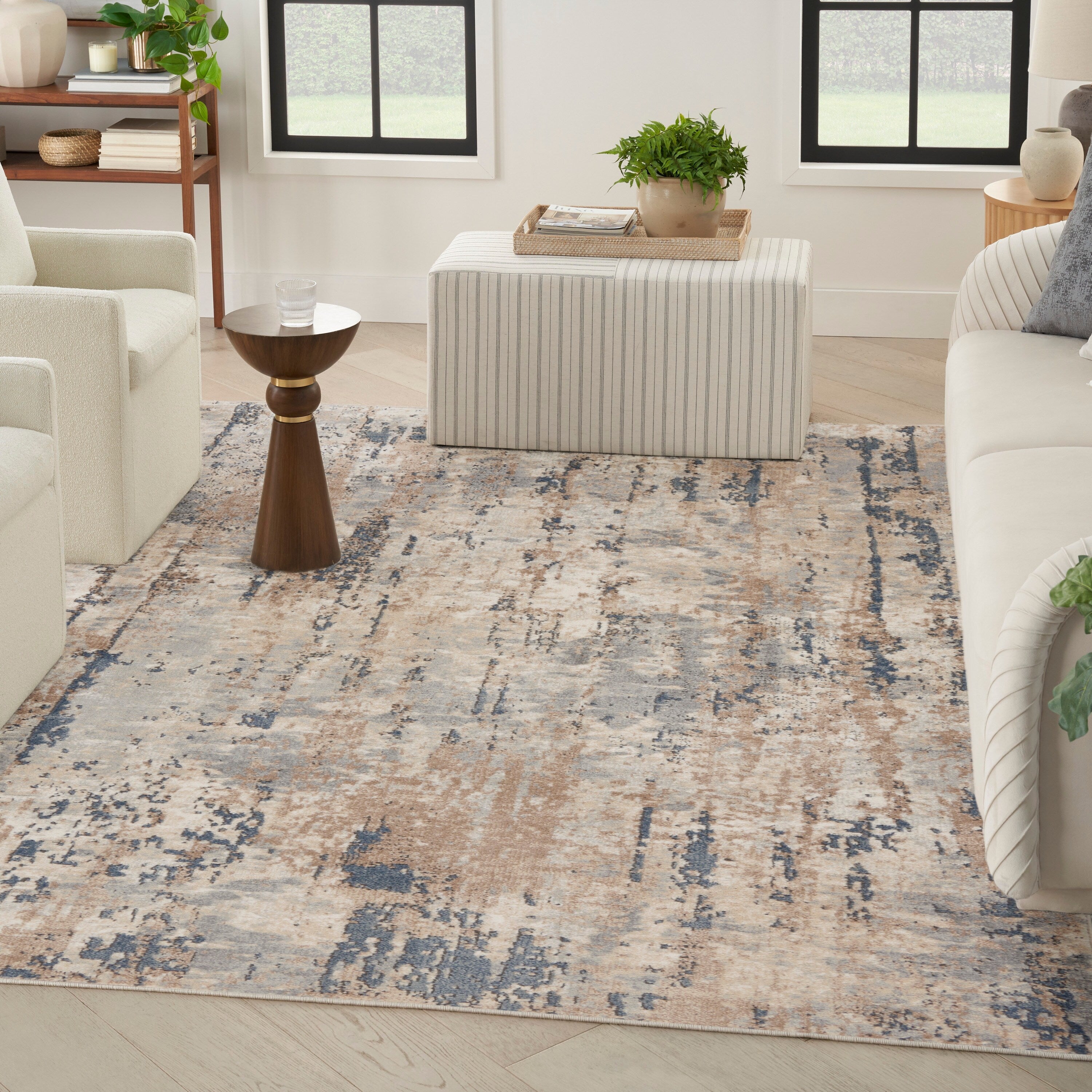 Nourison Quarry Indoor only Abstract Area Rug
