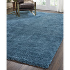 Nourison Malibu Shag Modern Plush Solid Area Rug