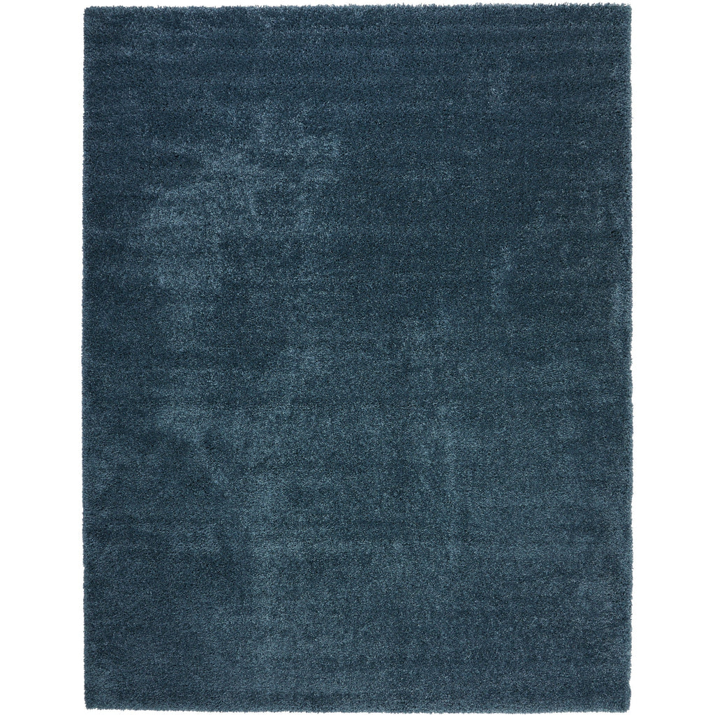 Nourison Malibu Shag Modern Plush Solid Area Rug
