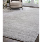 Nourison Malibu Shag Modern Plush Solid Area Rug