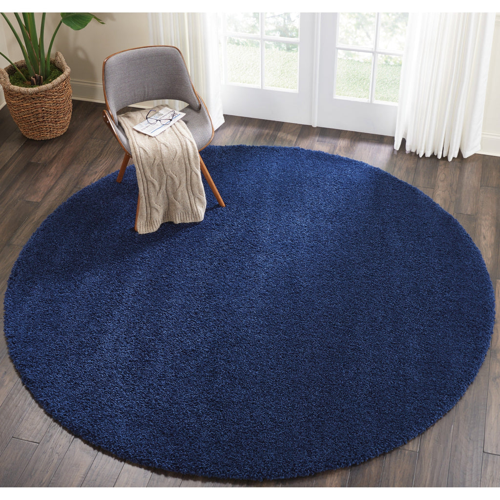 Nourison Malibu Shag Modern Plush Solid Area Rug