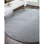 Nourison Malibu Shag Modern Plush Solid Area Rug