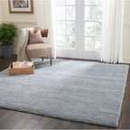 Nourison Malibu Shag Modern Plush Solid Area Rug