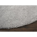 Nourison Malibu Shag Modern Plush Solid Area Rug