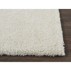 Nourison Malibu Shag Modern Plush Solid Area Rug