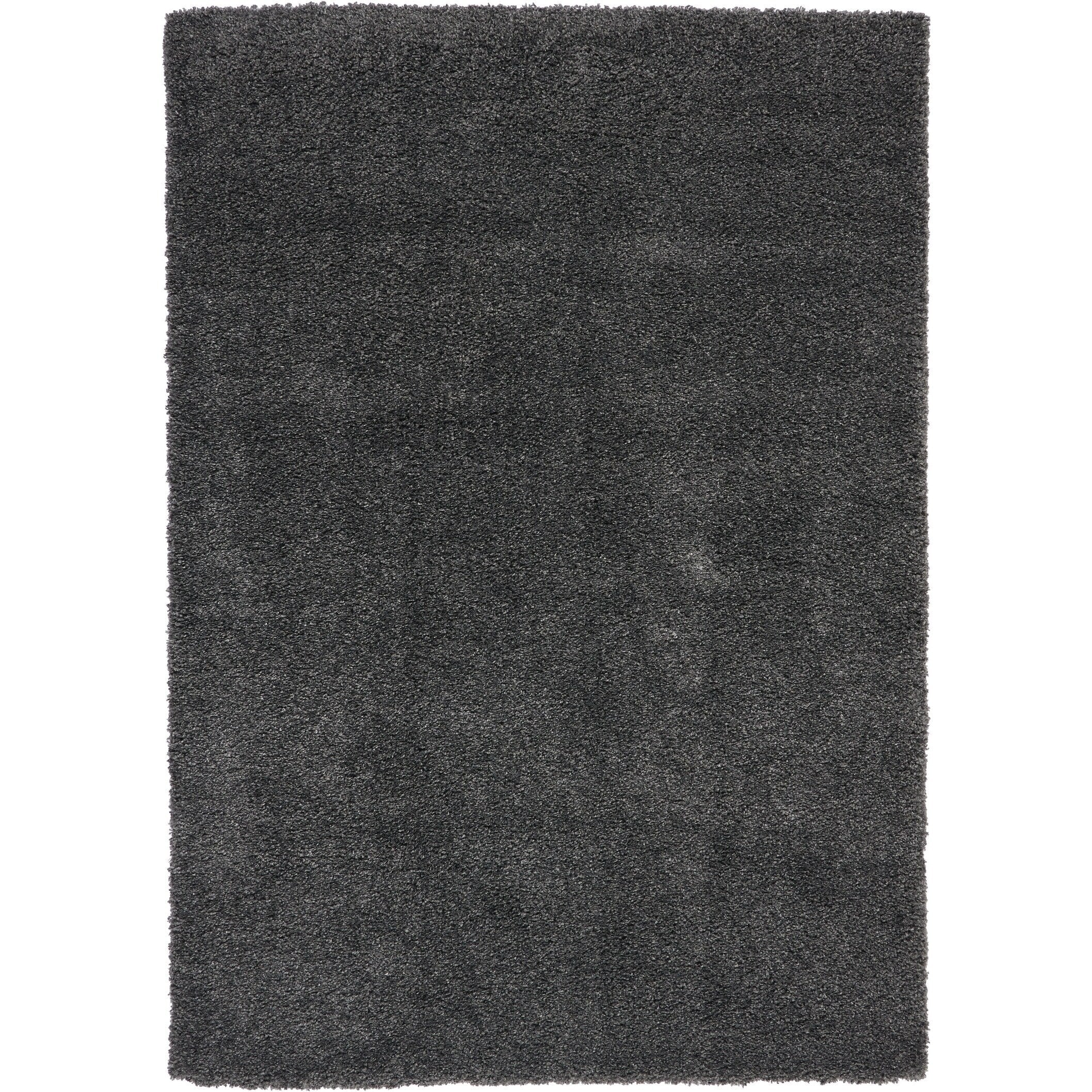 Nourison Malibu Shag Modern Plush Solid Area Rug