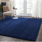 Nourison Malibu Shag Modern Plush Solid Area Rug