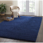 Nourison Malibu Shag Modern Plush Solid Area Rug
