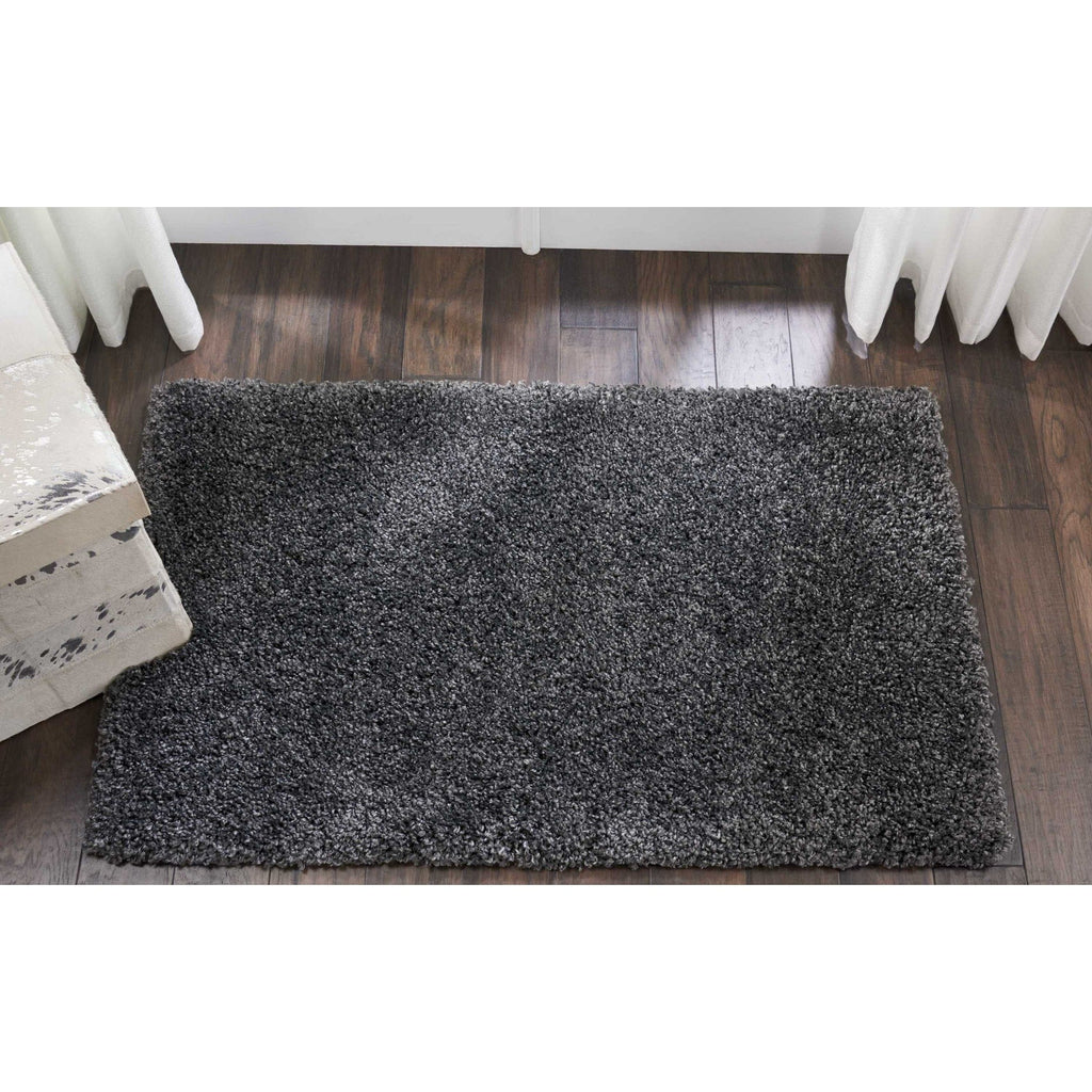 Nourison Malibu Shag Modern Plush Solid Area Rug