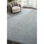 Nourison Malibu Shag Modern Plush Solid Area Rug